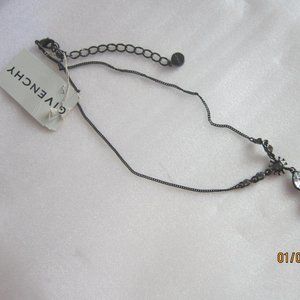 Givenchy Necklace With Double Drop Crafted  Pendant